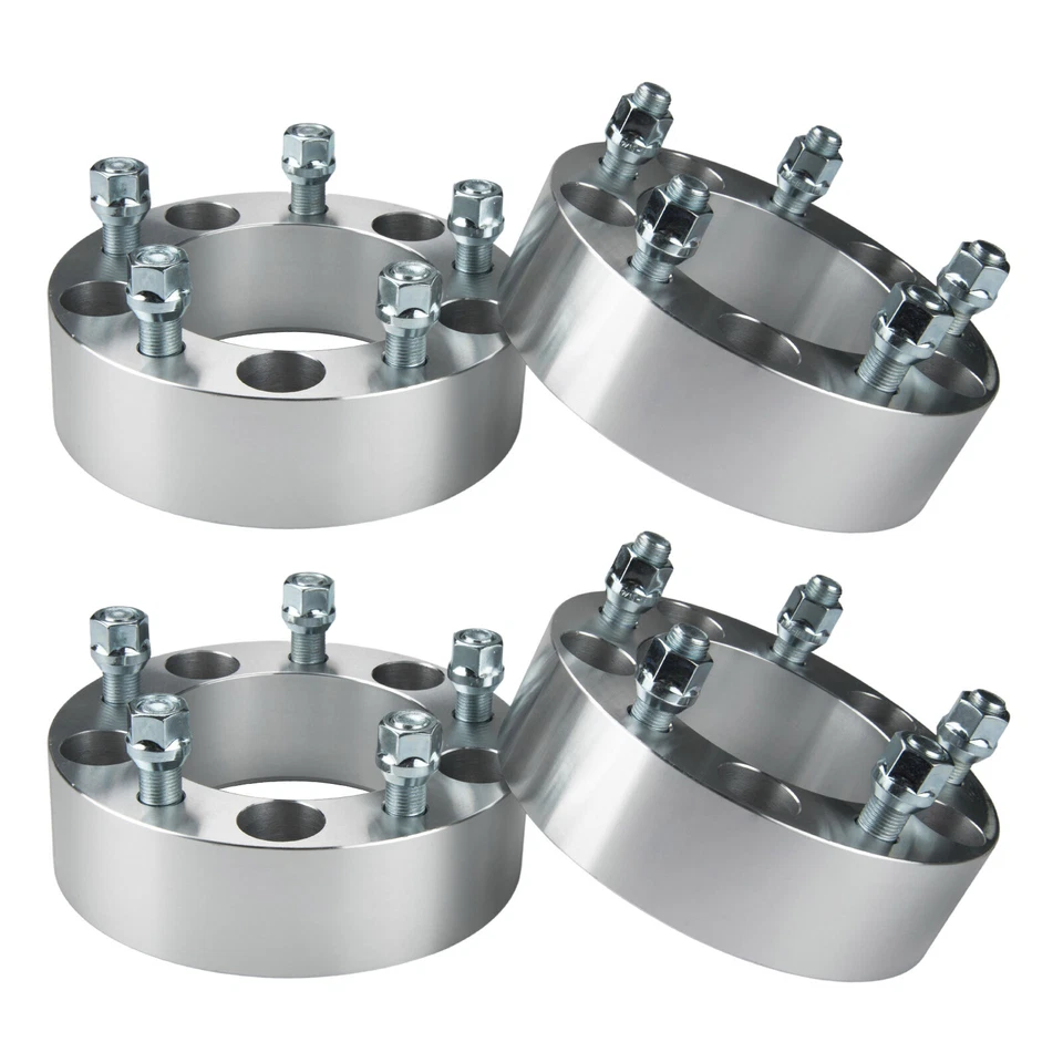 4Pcs 2" inch 5x5.5 to 5x5.5 Wheel Spacers 9/16"x18 For 2004-2009 Dodge Durango - Image 1 of 4