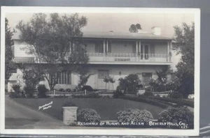 Vintage RPPC Postkarte Burns Allen Residence Beverly Hills Brookwell Foto #790 - Bild 1 von 2