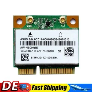 AR5B225 2.4Ghz 300M Wireless Bluetooth-Compatible Card Mini PCI-E WiFi Adapter H - Bild 1 von 7