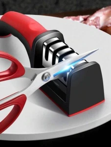 Filador De Cuchillos Tijera Profesional 2 Etapas Eléctrico Cosas Para La Cocina - Imagen 1 de 6