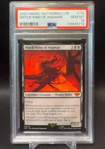 PSA 10 - Witch-king of Angmar - MTG #114 LOTR - Lord of the Rings - GEM MINT - Picture 1 of 2
