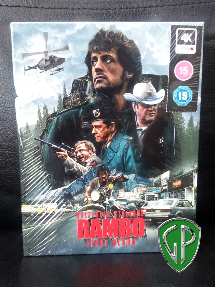 Rambo: First Blood - Zavvi Slipcase Edition 4K UHD & Blu Ray Steelbook - NEW - Image 1 of 4