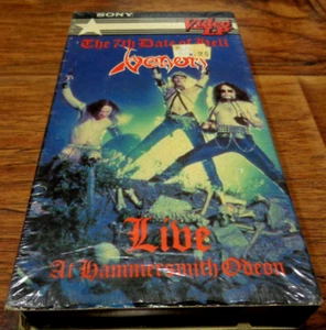VENOM 7TH DATE OF HELL LIVE AT HAMMERSMITH ODEON VHS (SONY 1985) TESTED VGC - Picture 1 of 6