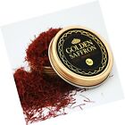 Golden Saffron, Finest Pure Premium All Red Saffron Threads, Grade A+, Highes...