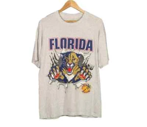 Florida Panthers Vintage Logo Ash Color Shirt Unisex Men Women KTV4939 - Picture 1 of 2