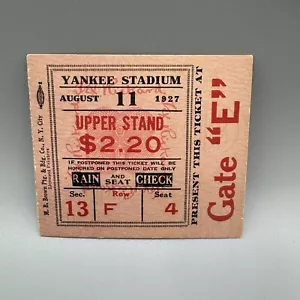 AUG 11, 1927 JACK DELANEY VS. PAULINO UZCUDEN PRIDE OF SPAIN BOXING TICKET STUB - Picture 1 of 2