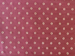 Colefax & Fowler Fabric Sample New Tavistock Terracotta Red Jacquard B11 - Picture 1 of 5