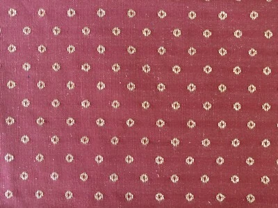 Muestra de tela Colefax & Fowler nuevo jacquard rojo terracota B11 Foto 1 de 4