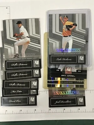 Donruss Elite Extra Edition Rookie Card Lot. Santana, Price, Betances ... - Image 1 of 2