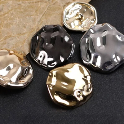 6X Irregular Buttons Sewing Craft for Retro Overcoat Suit Coat Jacket Decor DIY - Image 1 of 4