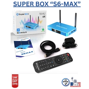 Superbox S6 Max 64GB-2025 Model TVBOX 4G RAM With Voice/Remote- Updated Software - Picture 1 of 3