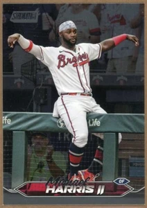 Michael Harris II 2024 Topps Stadium Club Black Foil Parallel #17 Atlanta Braves - Picture 1 of 2