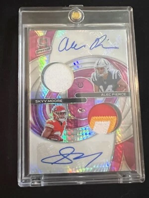 2022 Panini - Spectrum Football Dual RPA Alec Pierce - Image 1 of 2