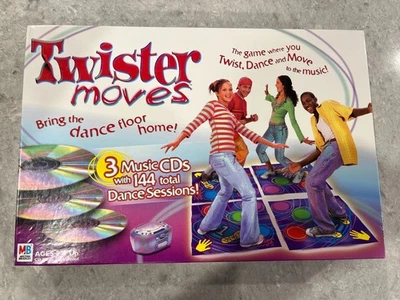MILTON BRADLEY Twister Moves 2003 Edition Hasbro 3 Music CD's  - Image 1 of 2