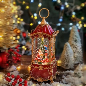 Christmas Snow Globe Xmas Toy Classic Musical Box for Wife Girls Home Decor - Picture 1 of 4