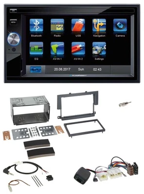 Blaupunkt Lenkrad USB Bluetooth TMC 2DIN Navigation für Mitsubishi Colt 04-09 - Bild 1 von 4
