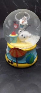 Disney Olaf Frozen Musical Snowglobe Plays Let It Go - Picture 1 of 6