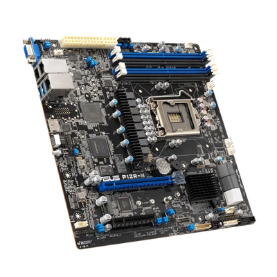 ASUS P12R-M, XEON Serverboard, LGA1200, Dual LAN, SATA, HDMI, USB 3.2 GEN 2,  - Bild 1 von 4