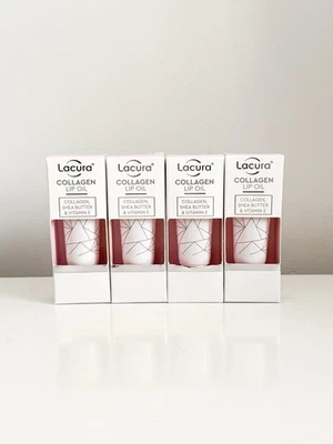 Aldi Lacura Collagen Lip Oil 8ml x 4 New Boxed