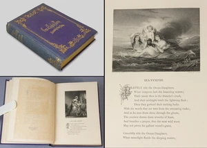 FINE ENGRAVINGS in GEMS of English Poetry 1865 after Bonington Roberts Lawrence - Imagen 1 de 9
