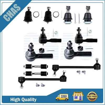 12x Front Inner Outer Tie Rod Sway Bar Ends For 2000-04 Nissan Frontier  Xterra Foto 1 de 4