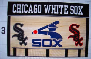 Vetrina Chicago White Sox Bobble Heads con pavimento in feltro spedita smontata - Foto 1 di 2