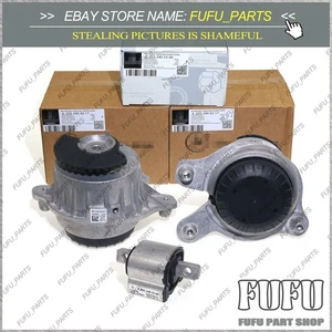 3pcs L&R Engine+Transmission Mount For Benz W205 W213 E200 C200 E300 C180 C300 - Picture 1 of 6
