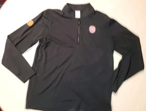 Nike Dri FIT Detroit Pistons Team Issued 1/4 zip pullover maglia uomo L 3 trofei - Foto 1 di 8