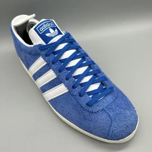 Adidas Originals Gazelle OG Vintage FU9656 Blue White Mens Uk 9 Terraces Casuals - Picture 1 of 8