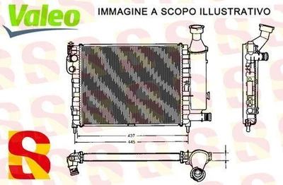 Radiator Premium Cooling Engine Citroen Ax II 14 Gti New Valeo 730492 - image 1 of 3