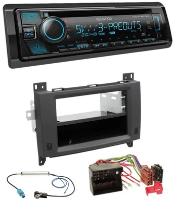 Kenwood Bluetooth USB CD MP3 DAB Autoradio für Mercedes Vito Viano 06-14 Rubbert - Bild 1 von 4