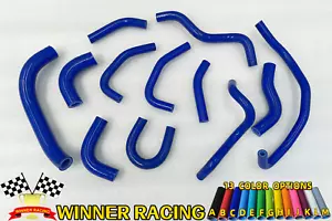 Fit Toyota Supra JZA80 2JZ-GTE Turbo 1993-2002 Silicone Heater Hoses BLUE - Foto 1 di 5