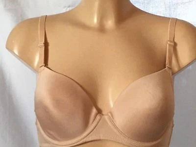 Nude Multiway Bra 34DD by Ethel Austin Clear Straps Included