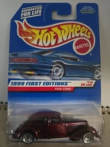 Hot Wheels 1999 First Editions 1/26 - 1936 Cord - Red #649 - Picture 1 of 6