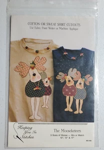 Vintage Keeping You In Stitches The Moosketeers - Picture 1 of 2