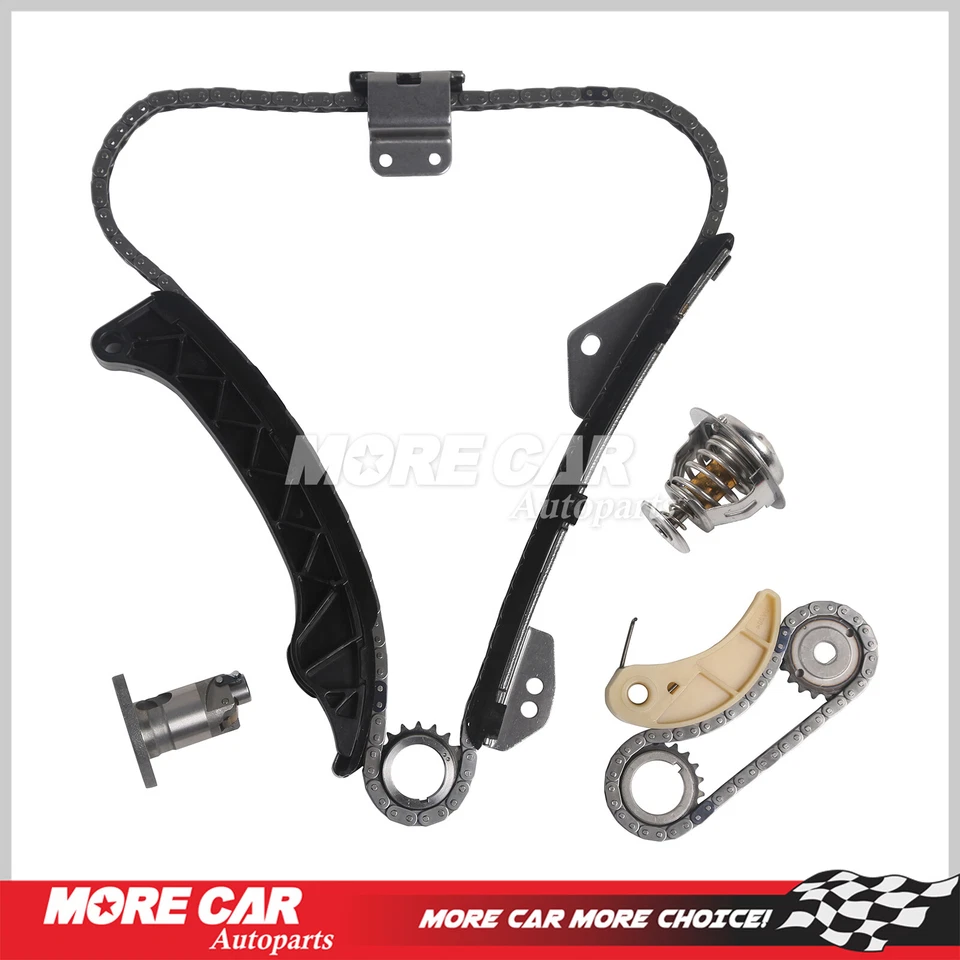 Kit de cadena de distribución con conjunto de termostato apto para Toyota Corolla Matrix 09-14 1,8 L Foto 1 de 4