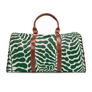 Waterproof Travel Bag Leather Luggage Women's Bag - Picture 1 of 12