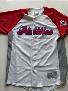 Philadelphia Phillies Roy Halladay #34 Genuine Merchandise MLB Baseball Jersey M - Picture 1 of 10
