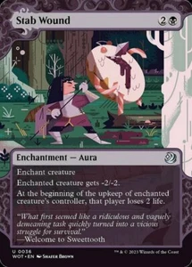 Stab Wound X4 (Wilds of Eldraine: Enchanting Tales (2023)) MTG (NM) *CCGHouse* M - Picture 1 of 1