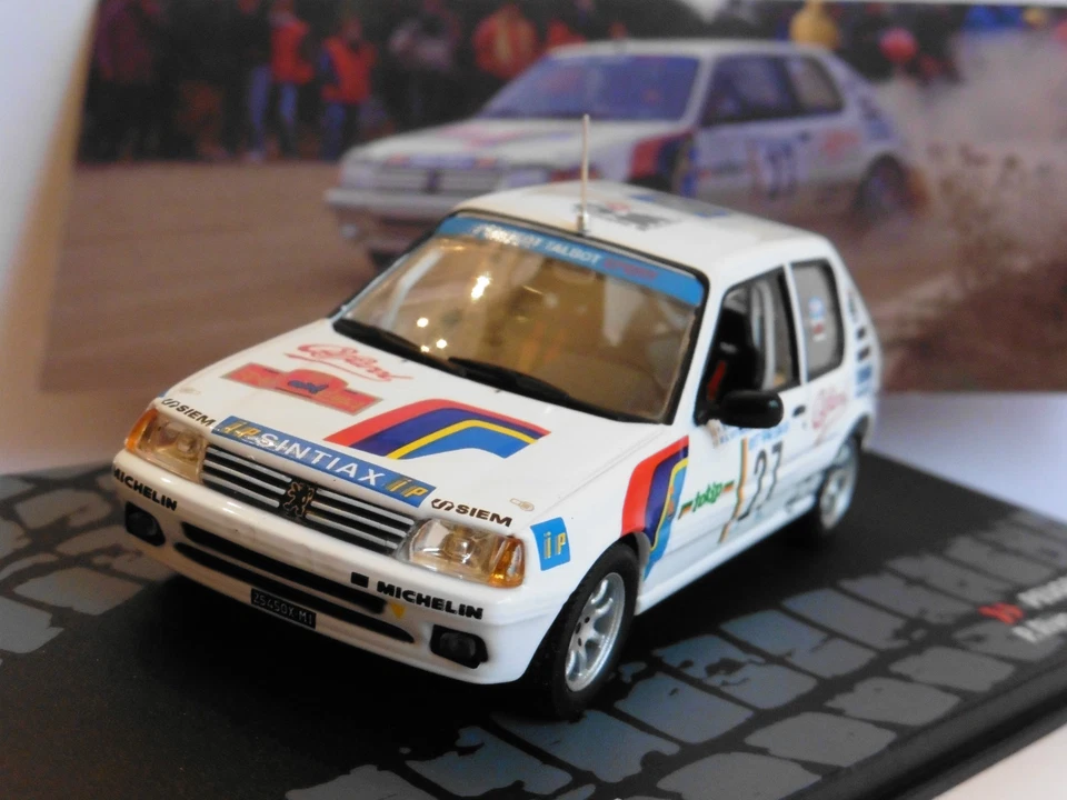 PEUGEOT 205 GTI 1.6 #27 RALLY ISOLA ELBA 1985 RIVA VITTADELLO IXO ALTAYA 1/43 - Photo 1/1