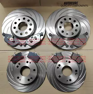 SE ADAPTA A BMW X5 3.0 F15 DISCOS RANURADOS DELANTEROS Y TRASEROS + ALMOHADILLAS + SENSORES NUEVO - Imagen 1 de 1