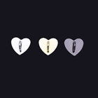 Self Adhesive Metal Heart Phone Charm Holder Finger Ring Stand Hooks Buckle