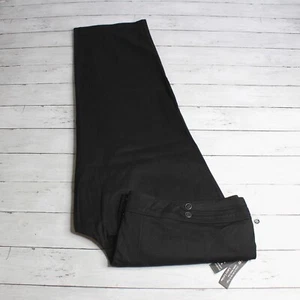 Larry Levine Women's Casual Trouser Pants Plus Size 24W Curvy Black Cotton - Picture 1 of 9