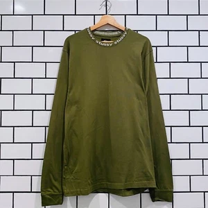 STUSSY OWEN LS CREW TEE OLIVE - Picture 1 of 5