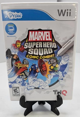 Videogame de combate em quadrinhos Nintendo Wii Marvel Super Hero Squad novo na caixa - Imagem 1 de 4