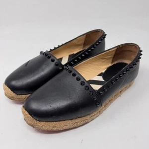 Authentische Christian Louboutin Ares flache Kalbs-Espadrille – Größe 35 - Bild 1 von 8