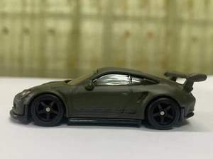 Hot Wheels 2023 Proto Factory Test Color Green Army-Porsche 911 GT3 RS-RR-Rare - Picture 1 of 10