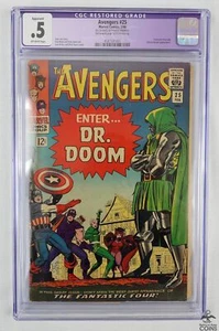 1966 Marvel Comics AVENGERS #25 CGC Restored 0.5 Fantastic Four & Dr. Doom App. - Picture 1 of 3