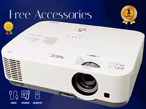 NEC ME331X 3LCD Projektor generalüberholt 3300 ANSI HD HDMI Fernbedienung 1 JAHR GARANTIE - Bild 1 von 13