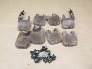 🥇90-92 LEXUS UCF10 LS400 FRONT LEFT & RIGHT SEAT TRACK COVERS & BOLTS SET OEM - Picture 1 of 12